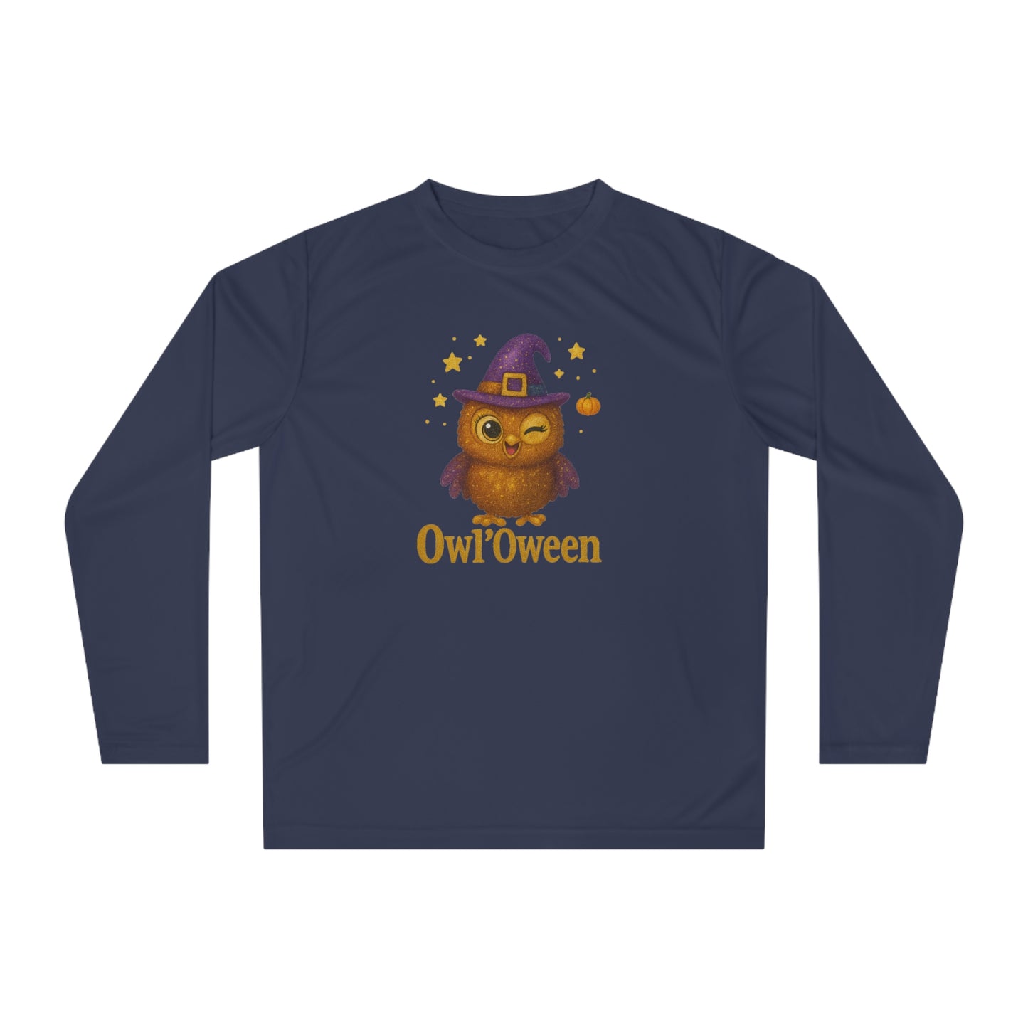 Owl'oween Unisex Long Sleeve Shirt, Fun Fall Apparel, Halloween Costume, Unique Gift, Kids & Adults