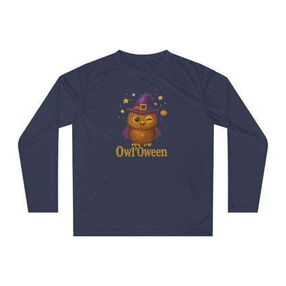 Owl'oween Unisex Long Sleeve Shirt, Fun Fall Apparel, Halloween Costume, Unique Gift, Kids & Adults