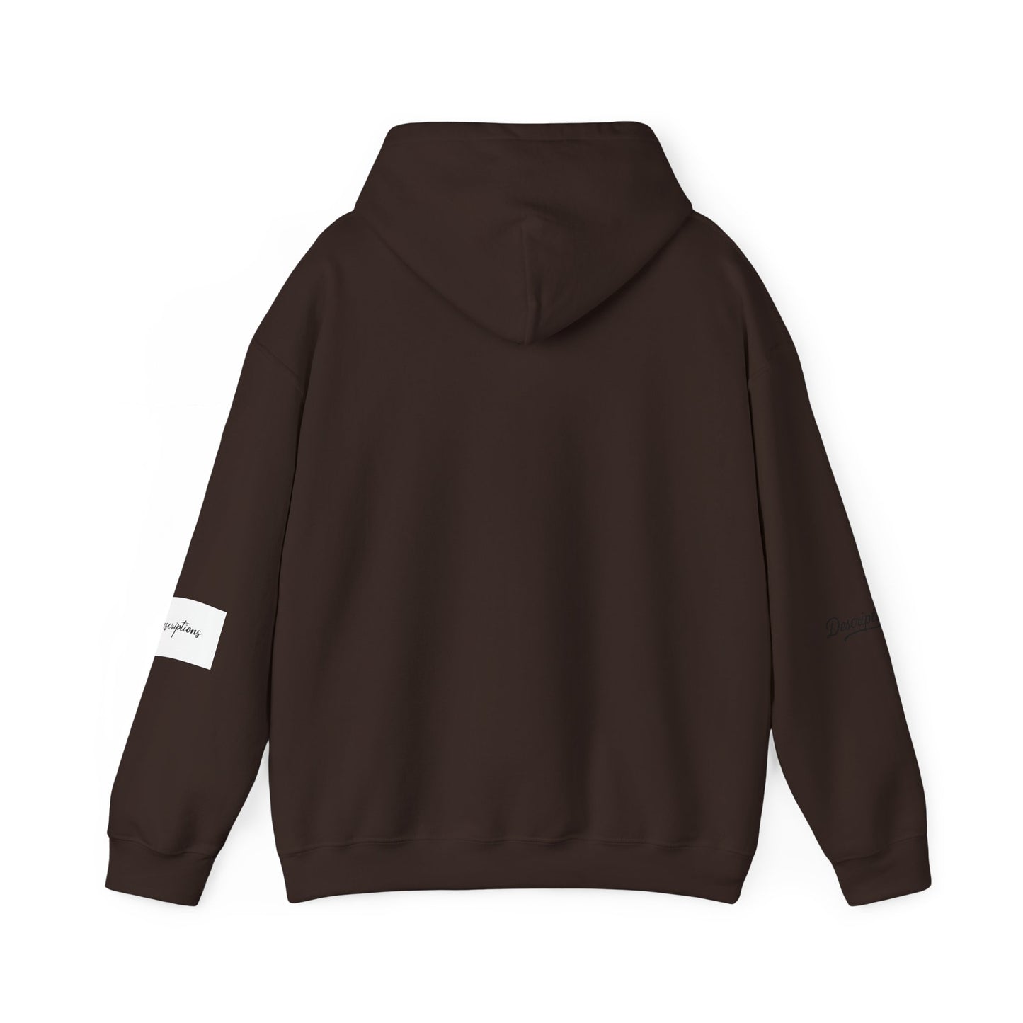 Chic Descriptions Hoodie, Casual Wear, Gift for Her, Stylish Layering, Cozy Gift, Birthday Present