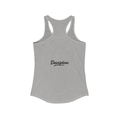 Stylish Racerback Tank, Casual Summer Top, Workout Apparel, Gift for Her, Vacation Wear, Relaxed Fit Tank