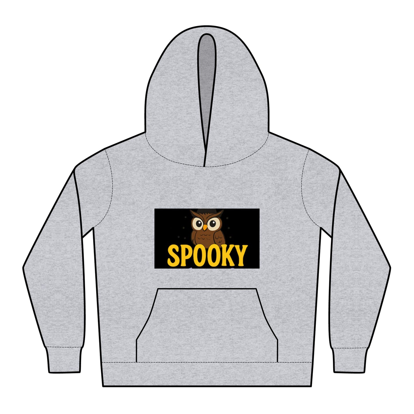 Spooky Kids Hoodie with Owl Design, Perfect for Halloween, Cozy Kids Loungewear, Fall Fashion, Family Celebrations