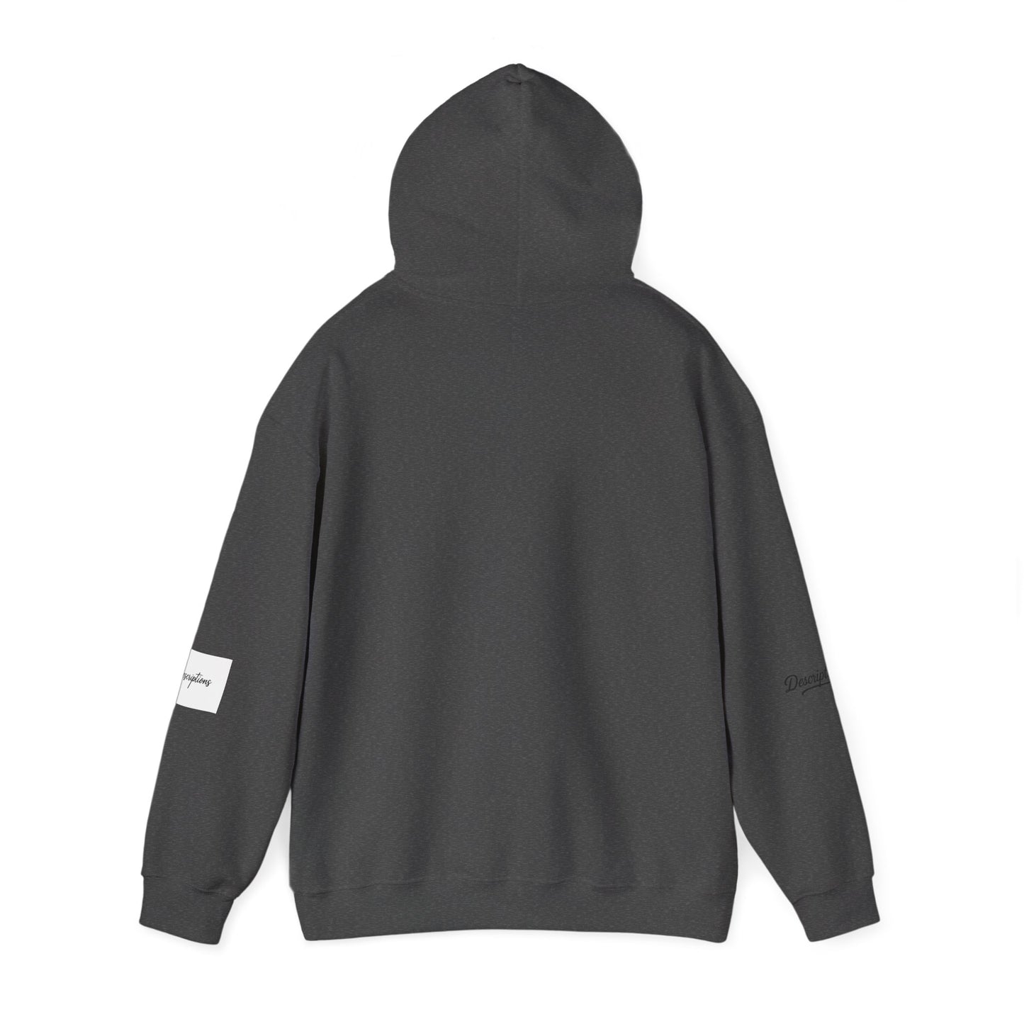 Chic Descriptions Hoodie, Casual Wear, Gift for Her, Stylish Layering, Cozy Gift, Birthday Present
