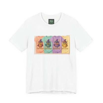 Halloween Themed Unisex Tee with Fun Owl Design, Perfect for Halloween Parties, Fall Festivities, Casual Wear, Gifting, Seasonal [...]
