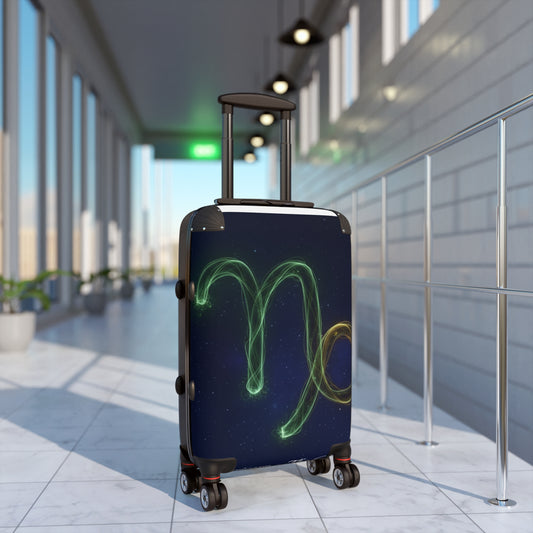 Aquarius Suitcase - Travel with Style, Zodiac Luggage for Astrologers, Unique Gift for Birthdays, Astrology Lovers, Zodiac Sign Travel Gear