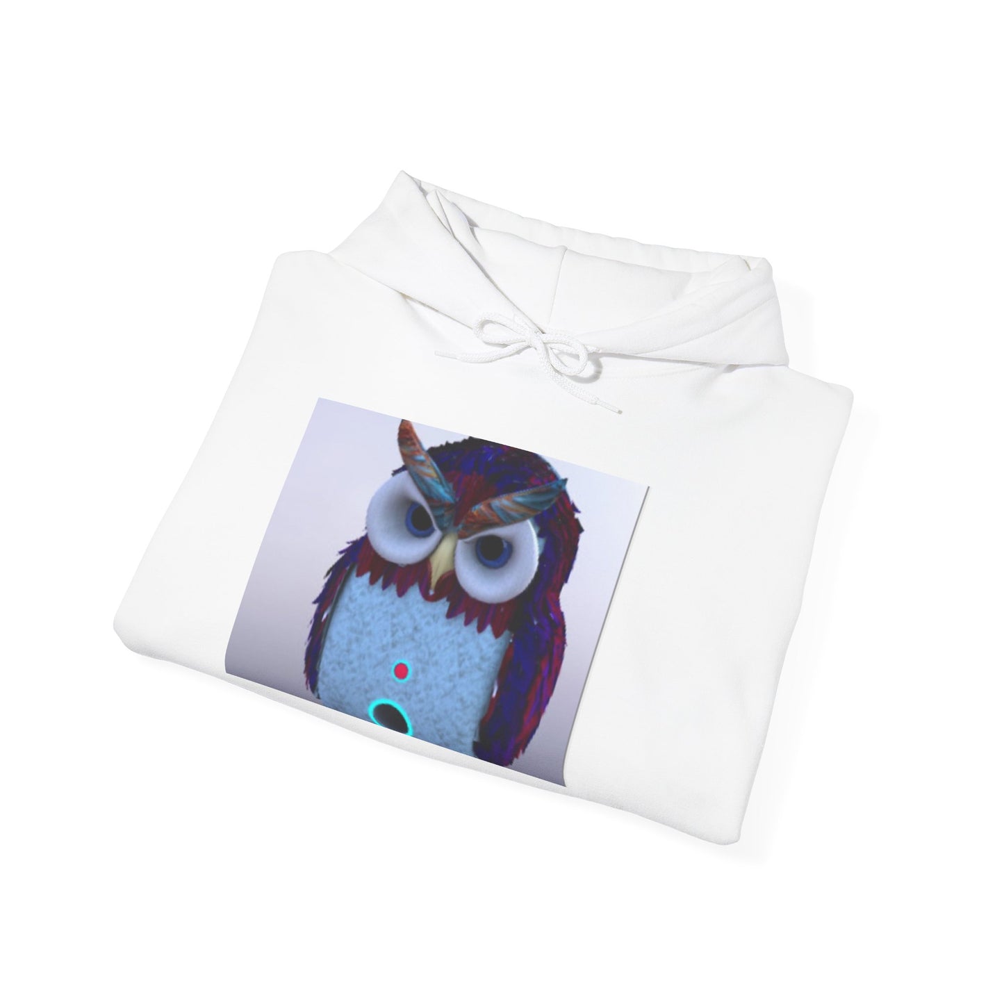 Owl Graphic Unisex Hooded Sweatshirt, Cozy Owl Sweatshirt, Cute Animal Hoodie, Gift for Animal Lovers, Unique Owl Design