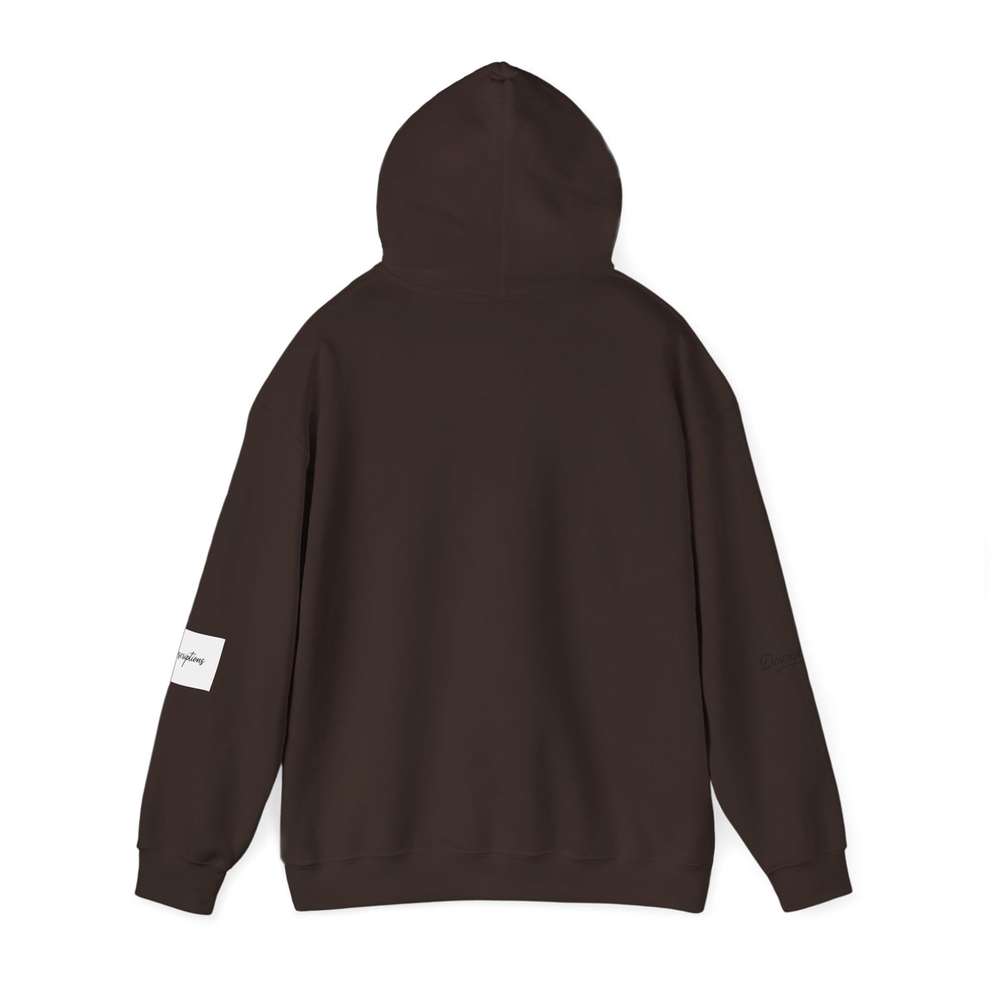 Chic Descriptions Hoodie, Casual Wear, Gift for Her, Stylish Layering, Cozy Gift, Birthday Present