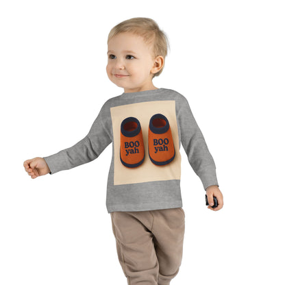 Toddler Long Sleeve Tee with 'Boo Yah' & 'You Are So Loved' Design, Perfect for Halloween, Cute Toddler Gift, Kids' Apparel, Baby [...]
