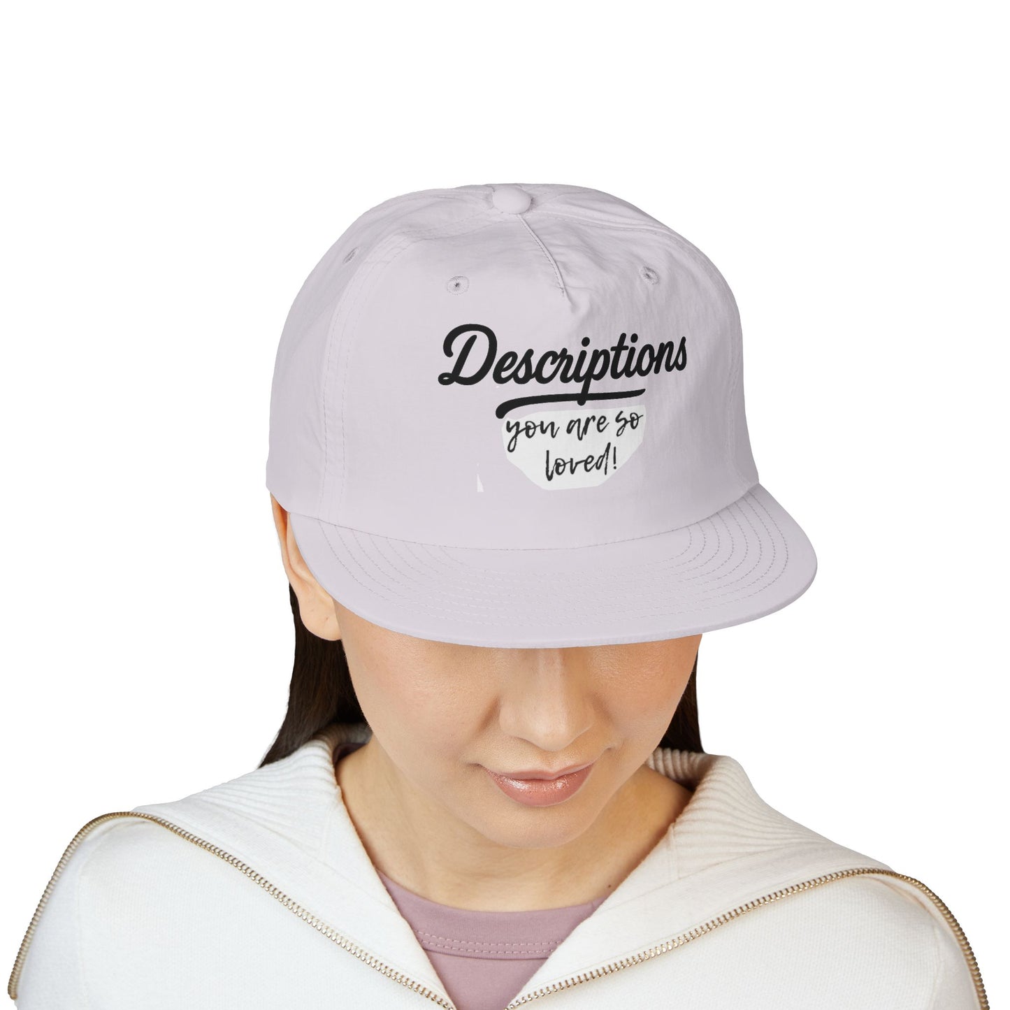 Stylish Surf Cap with Descriptions | Beach Hat, Summer Accessory, Surfing Gear, Casual Headwear, Gift for Surfers