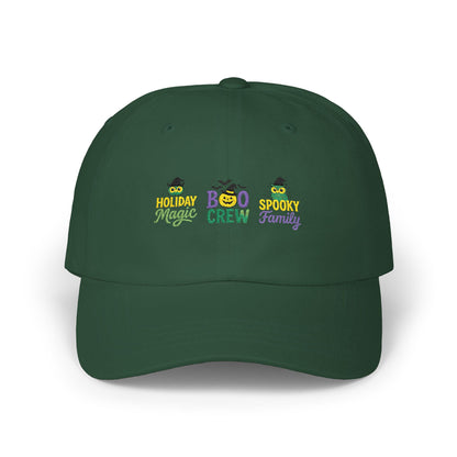 Boo Crew Dad Cap - Spooky Family Hat, Halloween Gift, Unisex Adjustable Cap, Fun Holiday Accessory, Cool Dad Cap