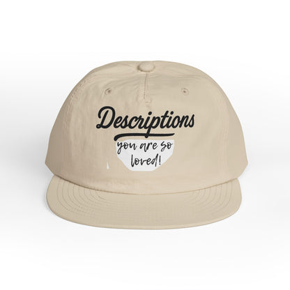 Stylish Surf Cap with Descriptions | Beach Hat, Summer Accessory, Surfing Gear, Casual Headwear, Gift for Surfers