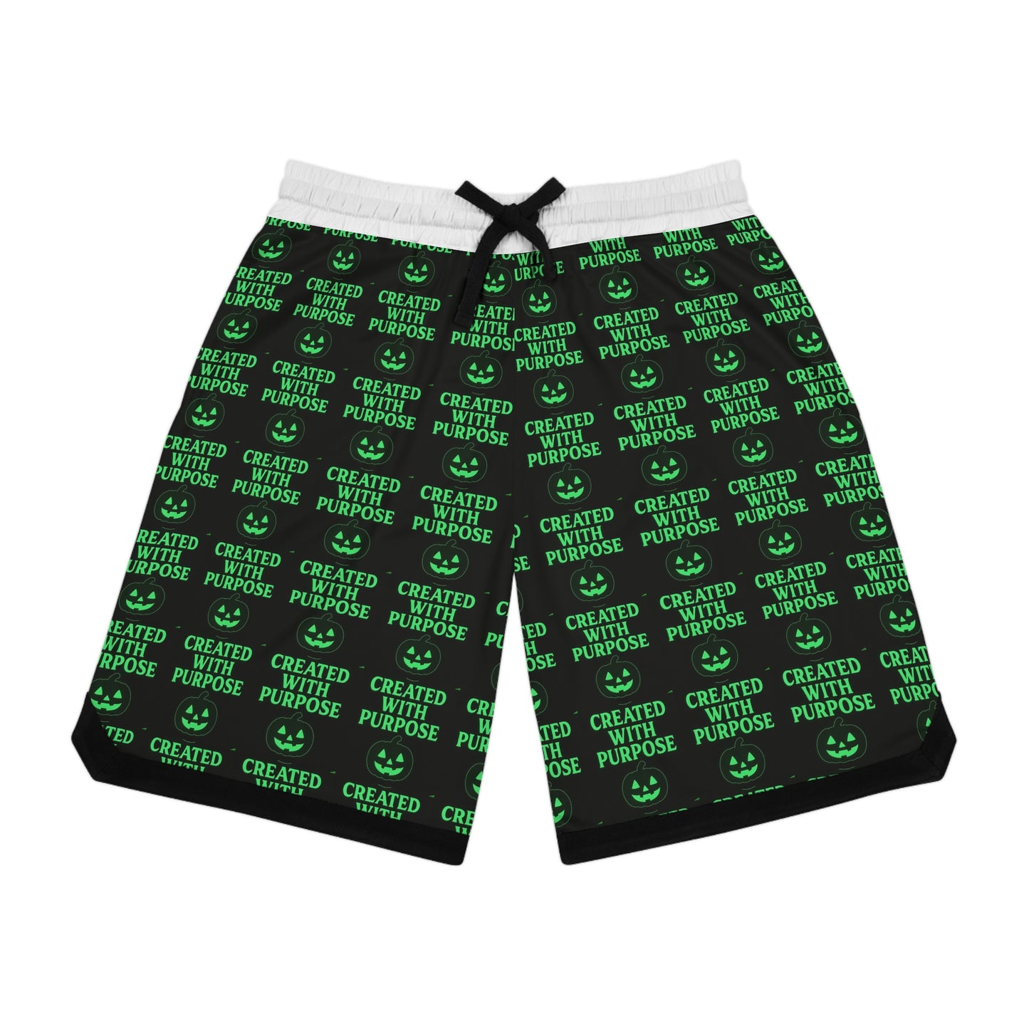 Halloween Basketball Shorts, Created With Purpose Athletic Shorts, Sporty Ribbed Activewear, Perfect for Halloween Parties, Summer [...]
