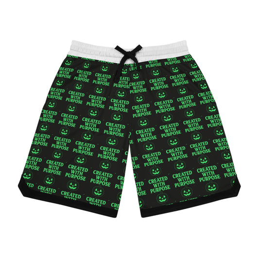 Halloween Basketball Shorts, Created With Purpose Athletic Shorts, Sporty Ribbed Activewear, Perfect for Halloween Parties, Summer [...]