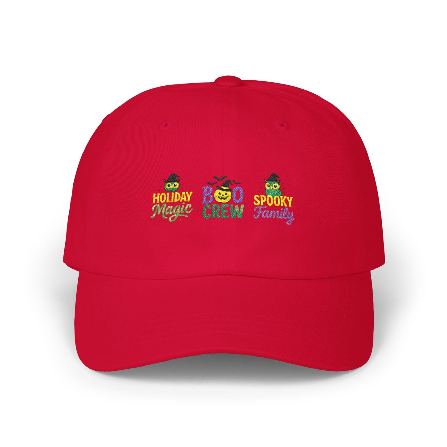 Boo Crew Dad Cap - Spooky Family Hat, Halloween Gift, Unisex Adjustable Cap, Fun Holiday Accessory, Cool Dad Cap