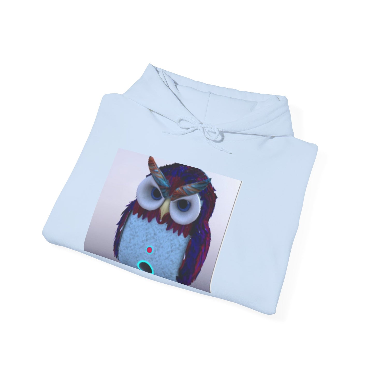 Owl Graphic Unisex Hooded Sweatshirt, Cozy Owl Sweatshirt, Cute Animal Hoodie, Gift for Animal Lovers, Unique Owl Design