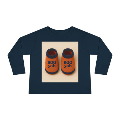 Toddler Long Sleeve Tee with 'Boo Yah' & 'You Are So Loved' Design, Perfect for Halloween, Cute Toddler Gift, Kids' Apparel, Baby [...]