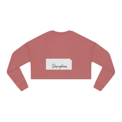 Chic Cropped Sweatshirt, Women's Fashion Sweatshirt, Trendy Tops, Casual Wear, Perfect Gift for Her, Cozy Layering Piece