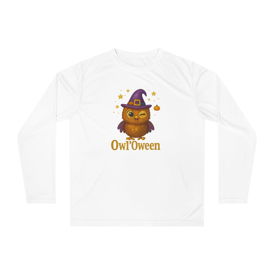 Owl'oween Unisex Long Sleeve Shirt, Fun Fall Apparel, Halloween Costume, Unique Gift, Kids & Adults