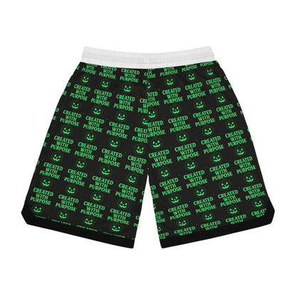 Halloween Basketball Shorts, Created With Purpose Athletic Shorts, Sporty Ribbed Activewear, Perfect for Halloween Parties, Summer [...]
