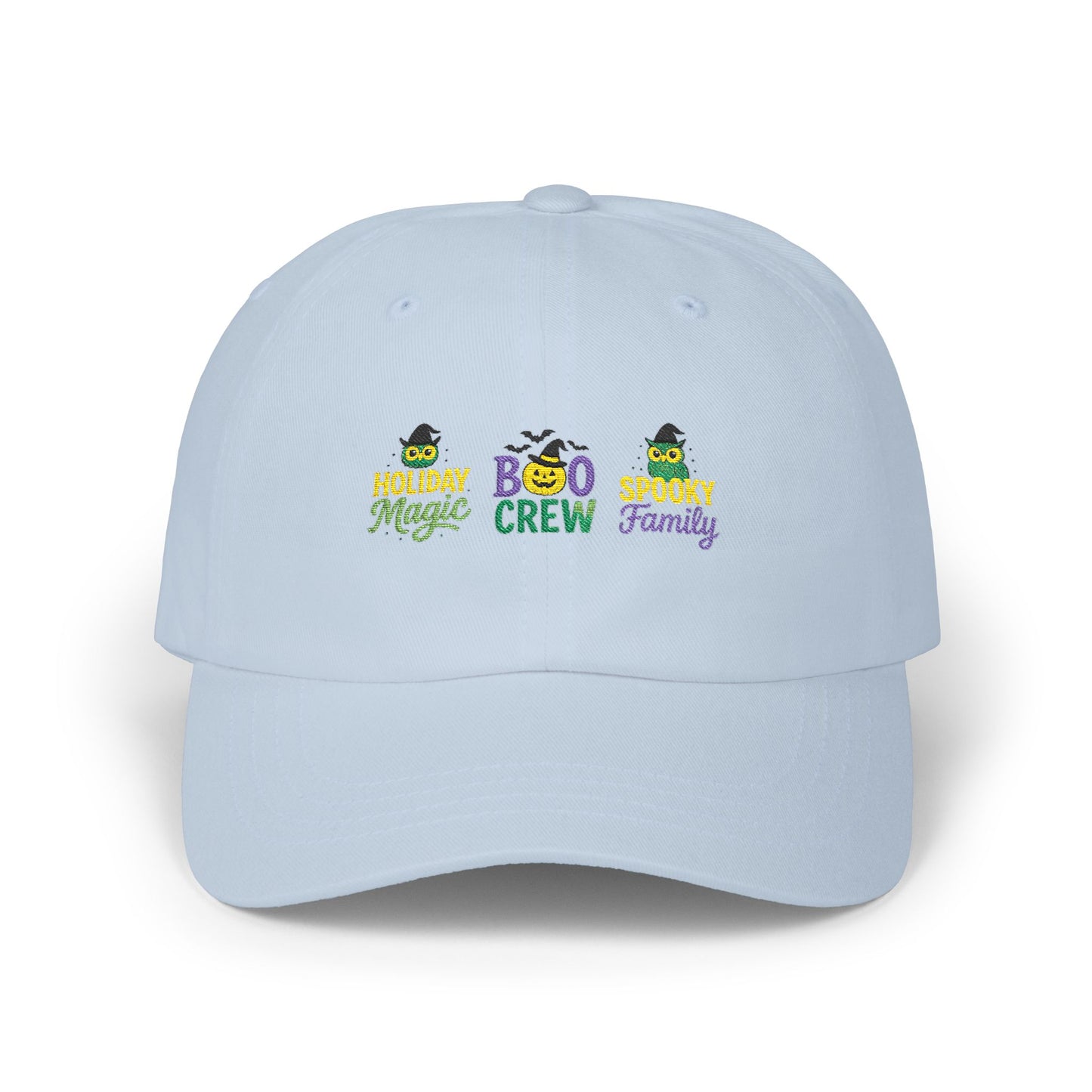 Boo Crew Dad Cap - Spooky Family Hat, Halloween Gift, Unisex Adjustable Cap, Fun Holiday Accessory, Cool Dad Cap