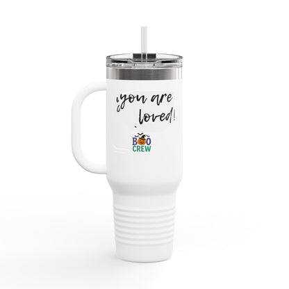 Cute Insulated Travel Mug - 40oz, Funny Travel Cup, Gift for Friends, Summer Essentials, Road Trip Fund, Beverage Tumbler