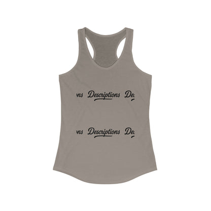 Stylish Racerback Tank, Casual Summer Top, Workout Apparel, Gift for Her, Vacation Wear, Relaxed Fit Tank
