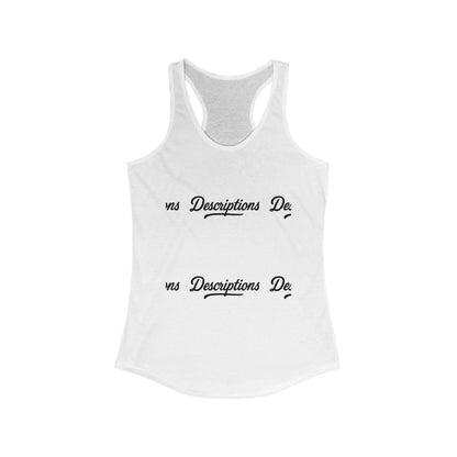 Stylish Racerback Tank, Casual Summer Top, Workout Apparel, Gift for Her, Vacation Wear, Relaxed Fit Tank