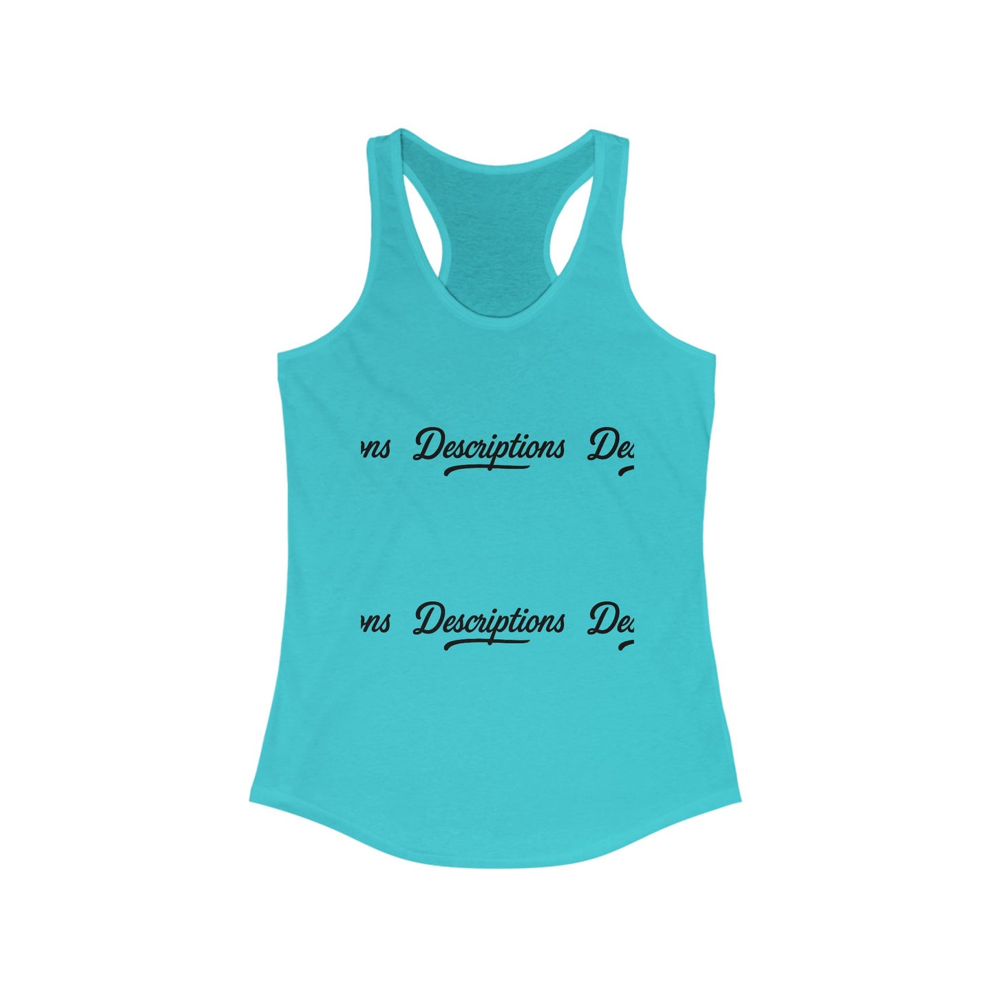 Stylish Racerback Tank, Casual Summer Top, Workout Apparel, Gift for Her, Vacation Wear, Relaxed Fit Tank