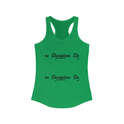 Stylish Racerback Tank, Casual Summer Top, Workout Apparel, Gift for Her, Vacation Wear, Relaxed Fit Tank
