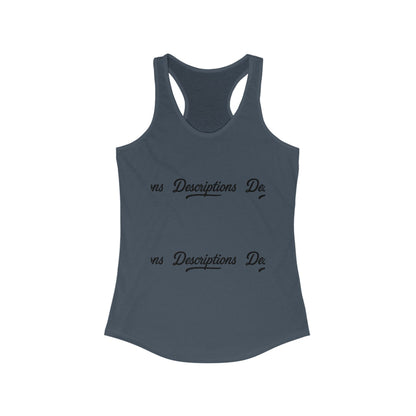 Stylish Racerback Tank, Casual Summer Top, Workout Apparel, Gift for Her, Vacation Wear, Relaxed Fit Tank