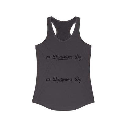 Stylish Racerback Tank, Casual Summer Top, Workout Apparel, Gift for Her, Vacation Wear, Relaxed Fit Tank
