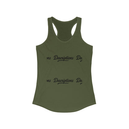 Stylish Racerback Tank, Casual Summer Top, Workout Apparel, Gift for Her, Vacation Wear, Relaxed Fit Tank