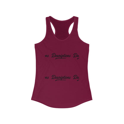 Stylish Racerback Tank, Casual Summer Top, Workout Apparel, Gift for Her, Vacation Wear, Relaxed Fit Tank
