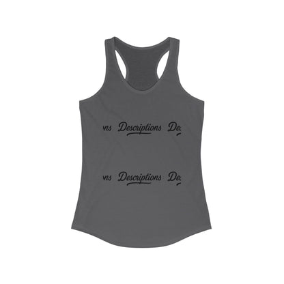 Stylish Racerback Tank, Casual Summer Top, Workout Apparel, Gift for Her, Vacation Wear, Relaxed Fit Tank