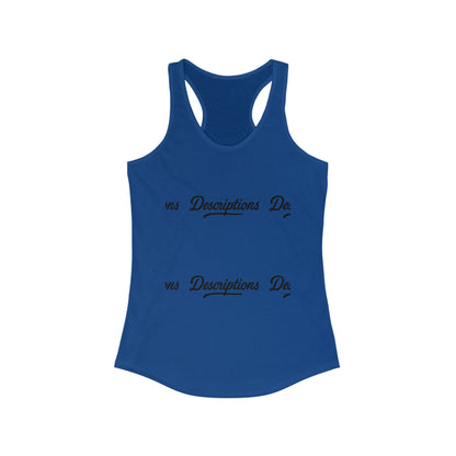 Stylish Racerback Tank, Casual Summer Top, Workout Apparel, Gift for Her, Vacation Wear, Relaxed Fit Tank