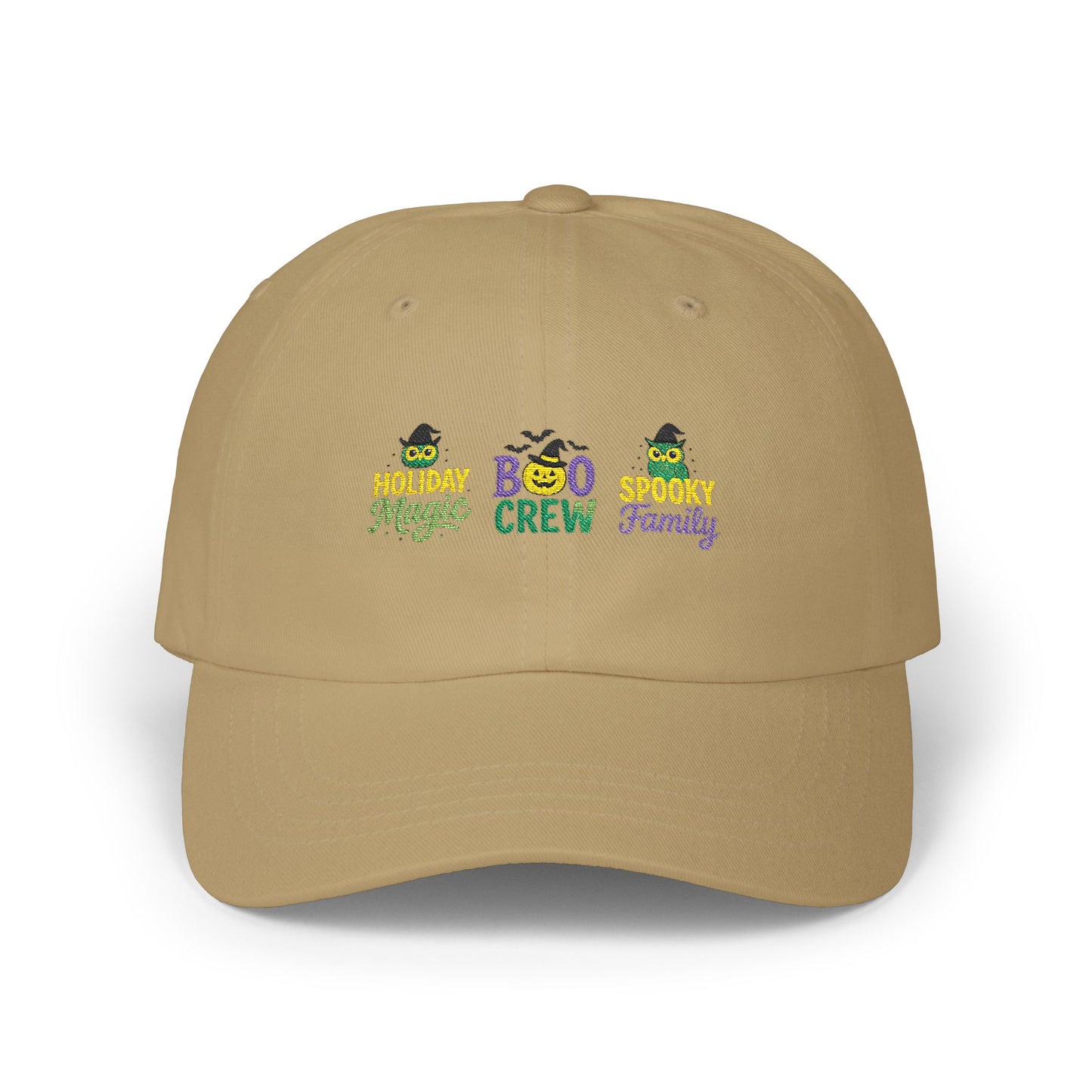 Boo Crew Dad Cap - Spooky Family Hat, Halloween Gift, Unisex Adjustable Cap, Fun Holiday Accessory, Cool Dad Cap