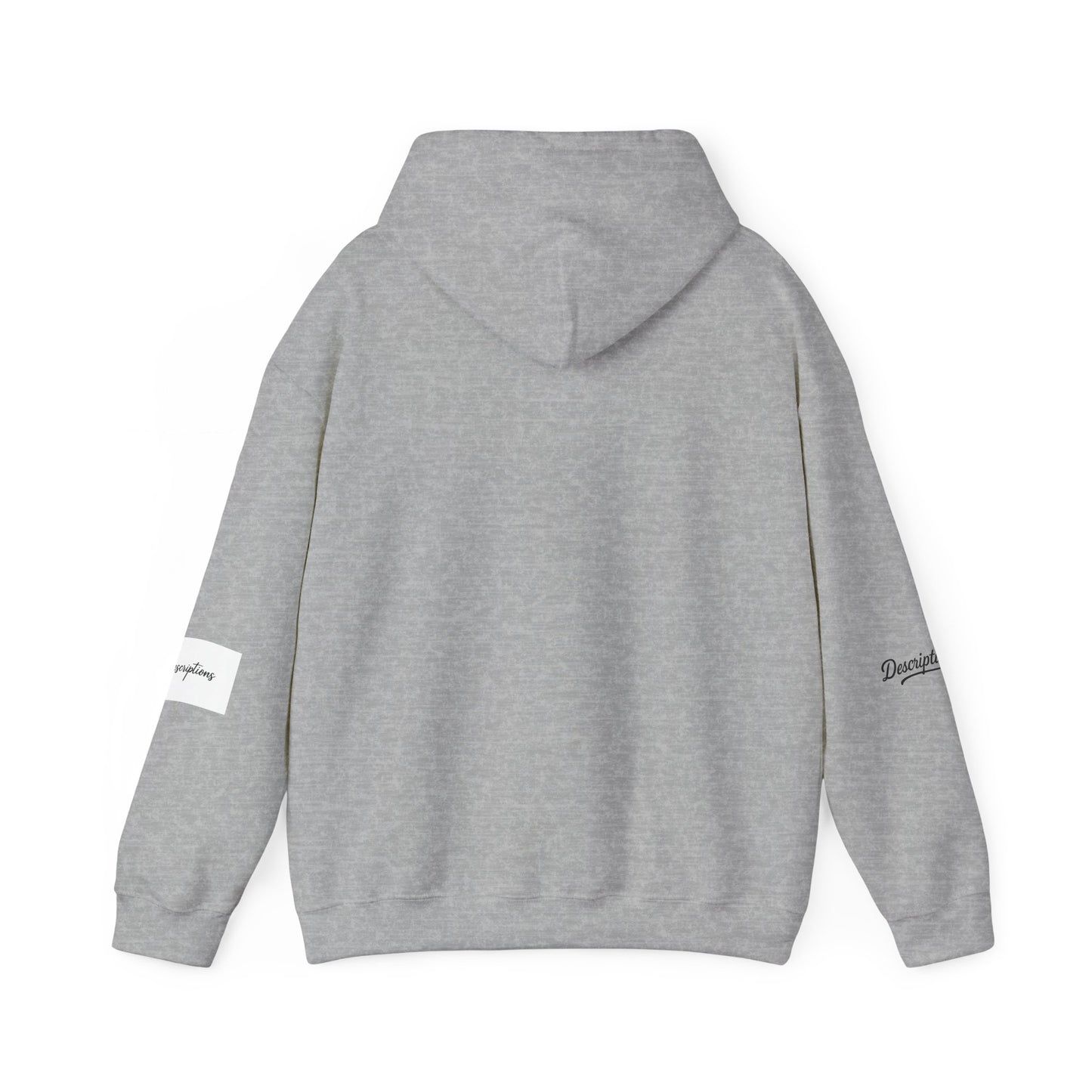 Chic Descriptions Hoodie, Casual Wear, Gift for Her, Stylish Layering, Cozy Gift, Birthday Present