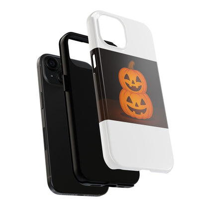 Halloween Pumpkin Tough Phone Cases, Spooky Cell Phone Cover, Fall Phone Accessories, Trick or Treat Gift, Durable Halloween Cases