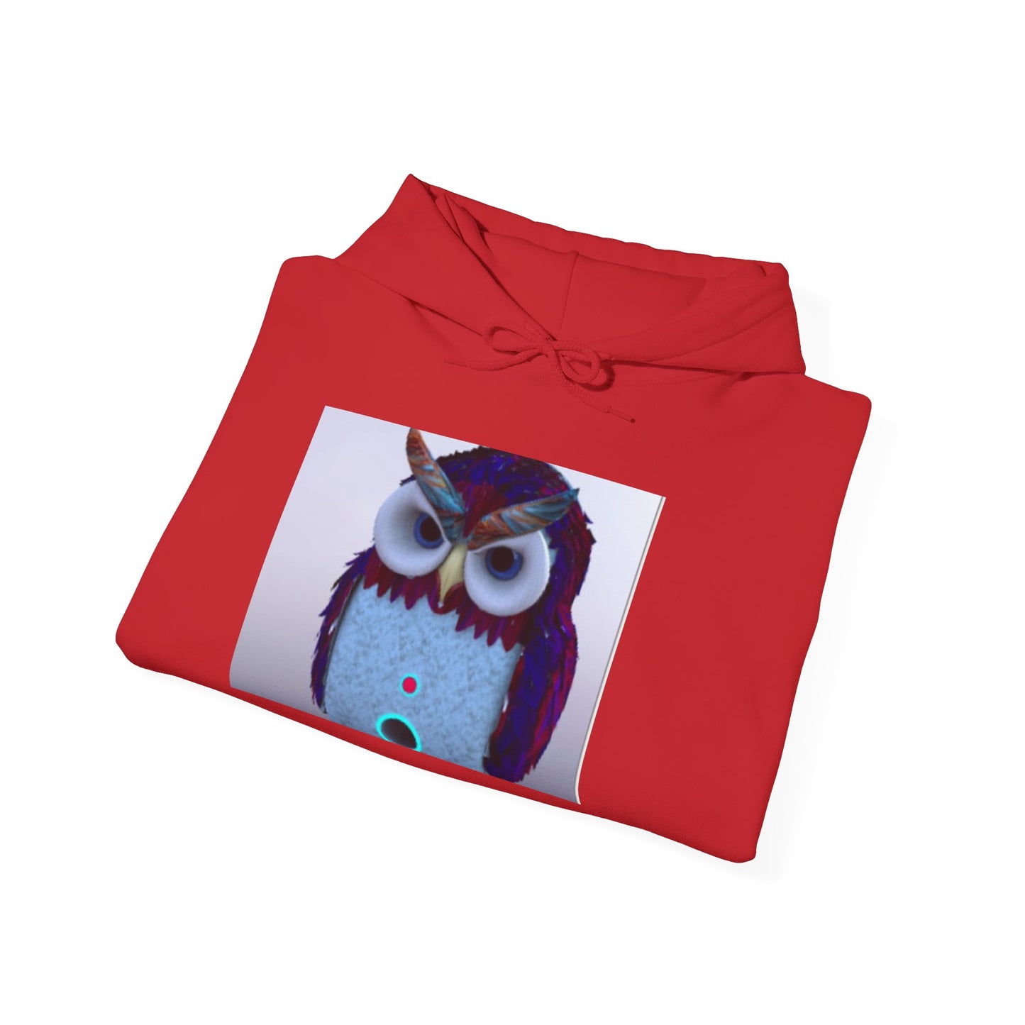 Owl Graphic Unisex Hooded Sweatshirt, Cozy Owl Sweatshirt, Cute Animal Hoodie, Gift for Animal Lovers, Unique Owl Design