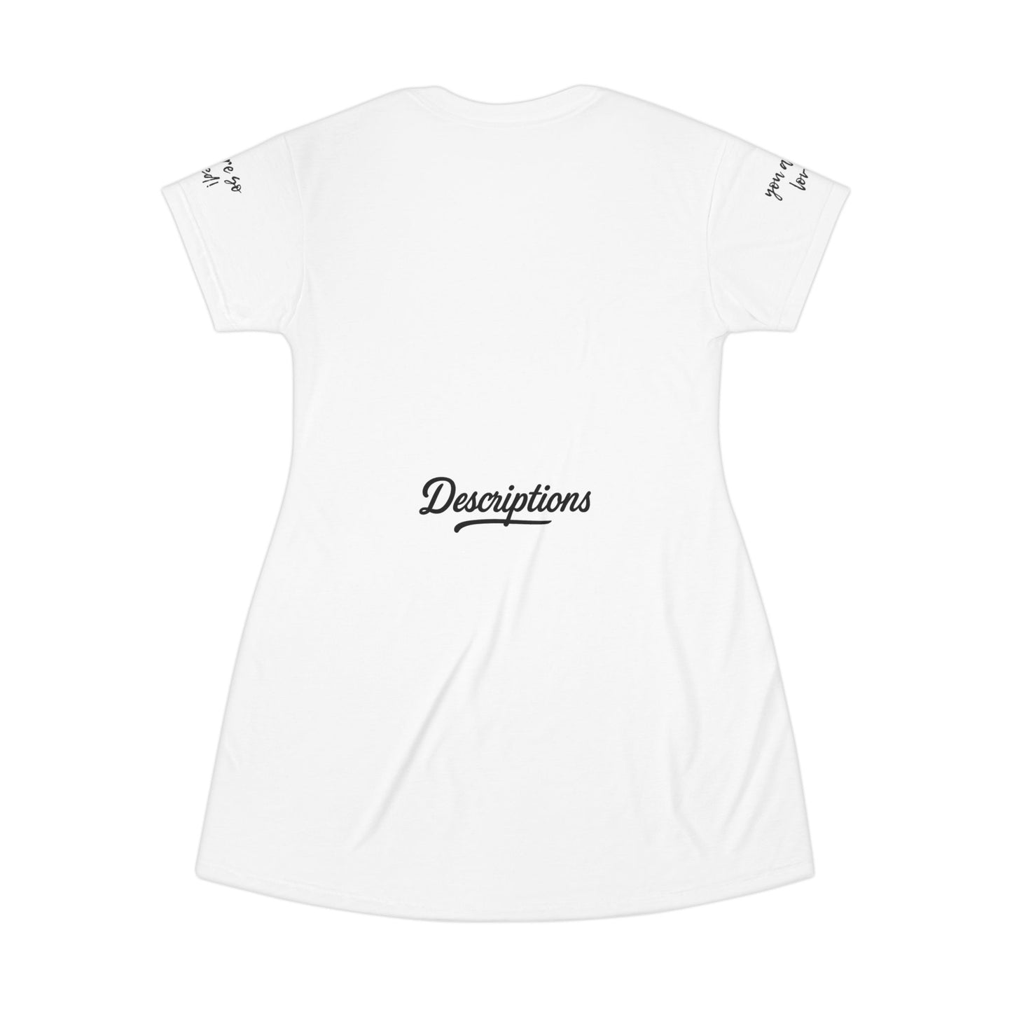 Copy of Graphic T-Shirt Dress - TzShirtz&ThinGz by Descriptions