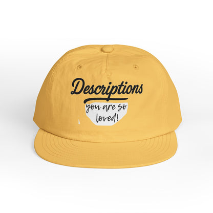 Stylish Surf Cap with Descriptions | Beach Hat, Summer Accessory, Surfing Gear, Casual Headwear, Gift for Surfers