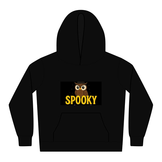 Spooky Kids Hoodie with Owl Design, Perfect for Halloween, Cozy Kids Loungewear, Fall Fashion, Family Celebrations