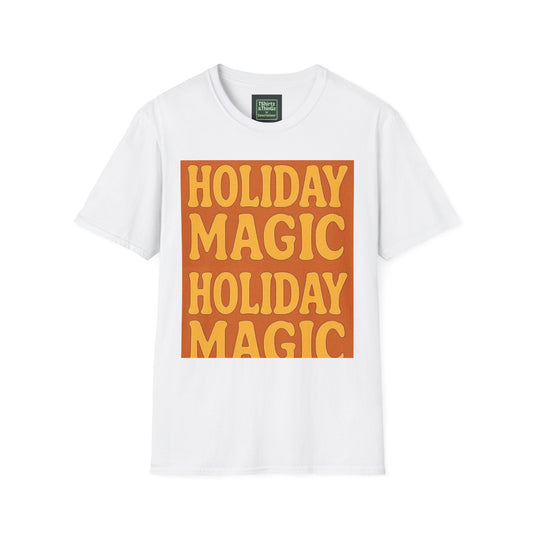 Holiday Magic Unisex Softstyle T-Shirt | Cozy Tee for Festive Celebrations, Gift for Friends & Family, Seasonal Style, Christmas Party [...]