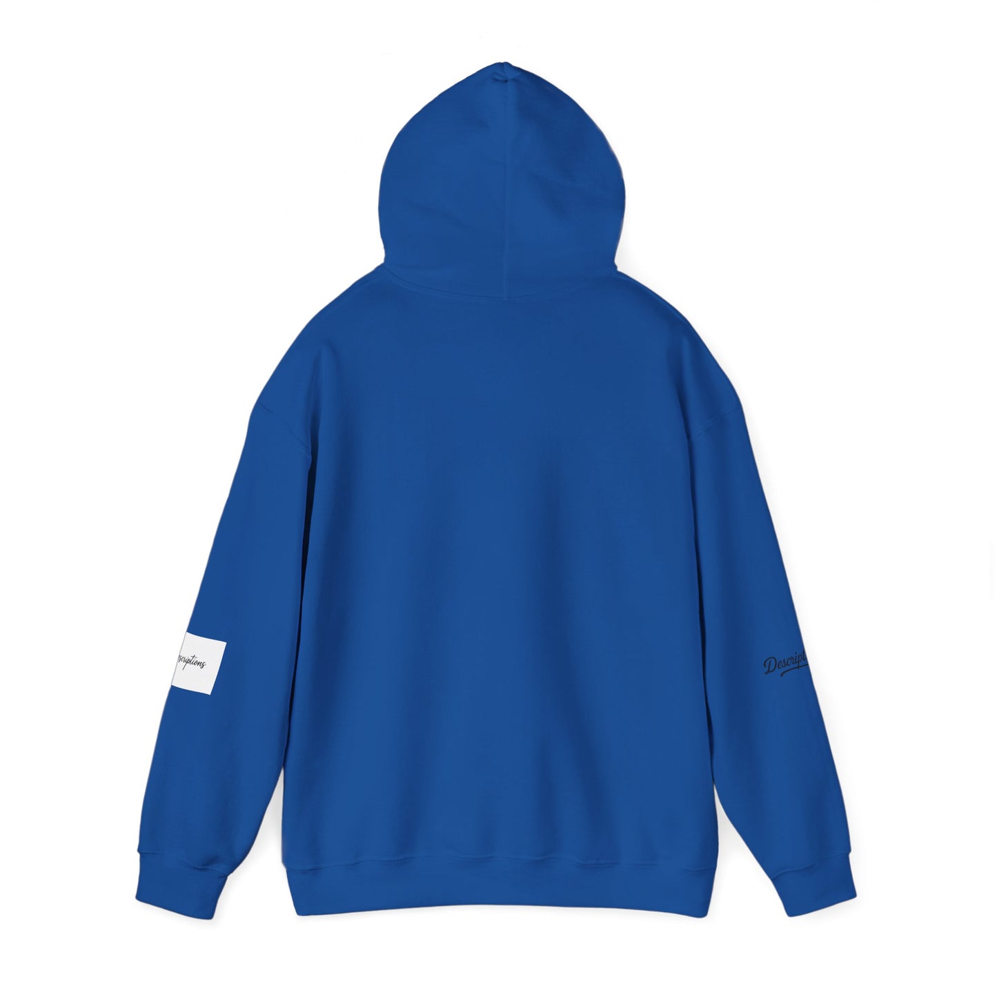 Chic Descriptions Hoodie, Casual Wear, Gift for Her, Stylish Layering, Cozy Gift, Birthday Present
