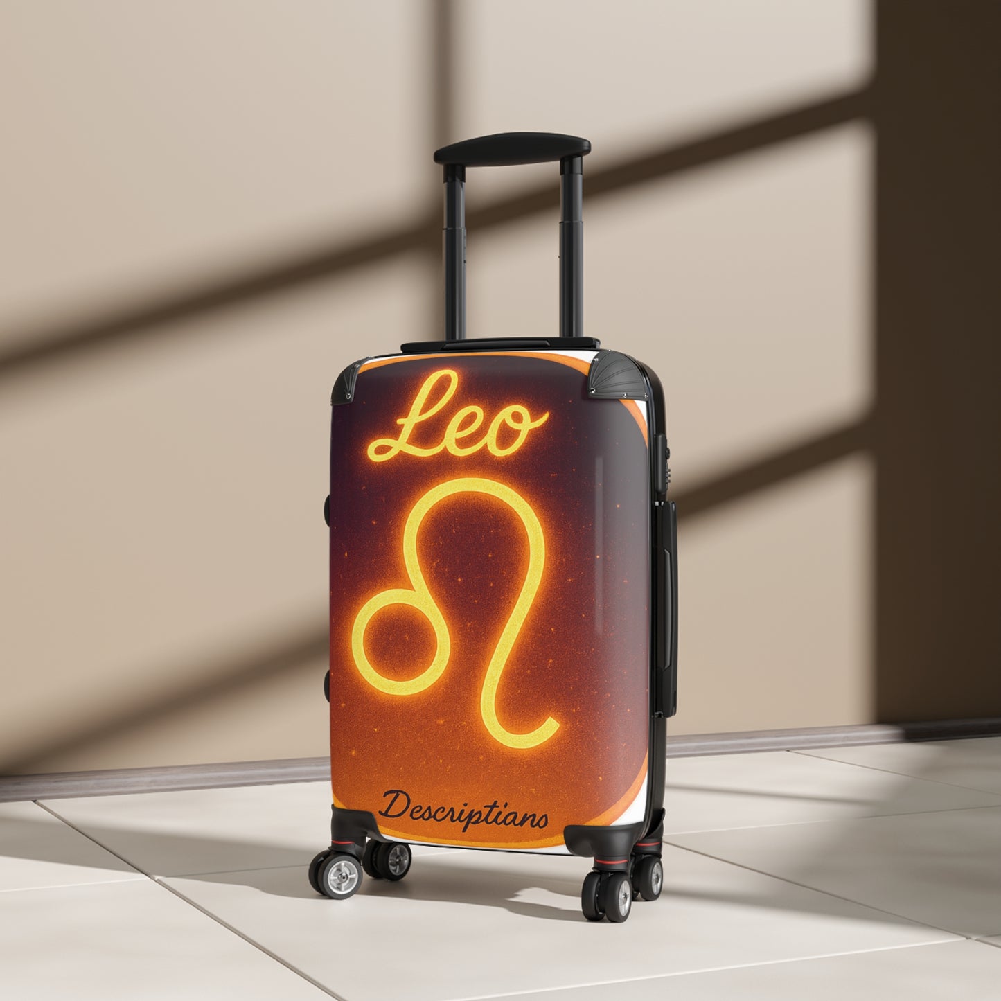 Leo Zodiac Suitcase – Stylish Travel Luggage for Zodiac Lovers