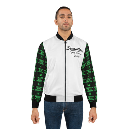 Descriptions holiday Bomber Jacket