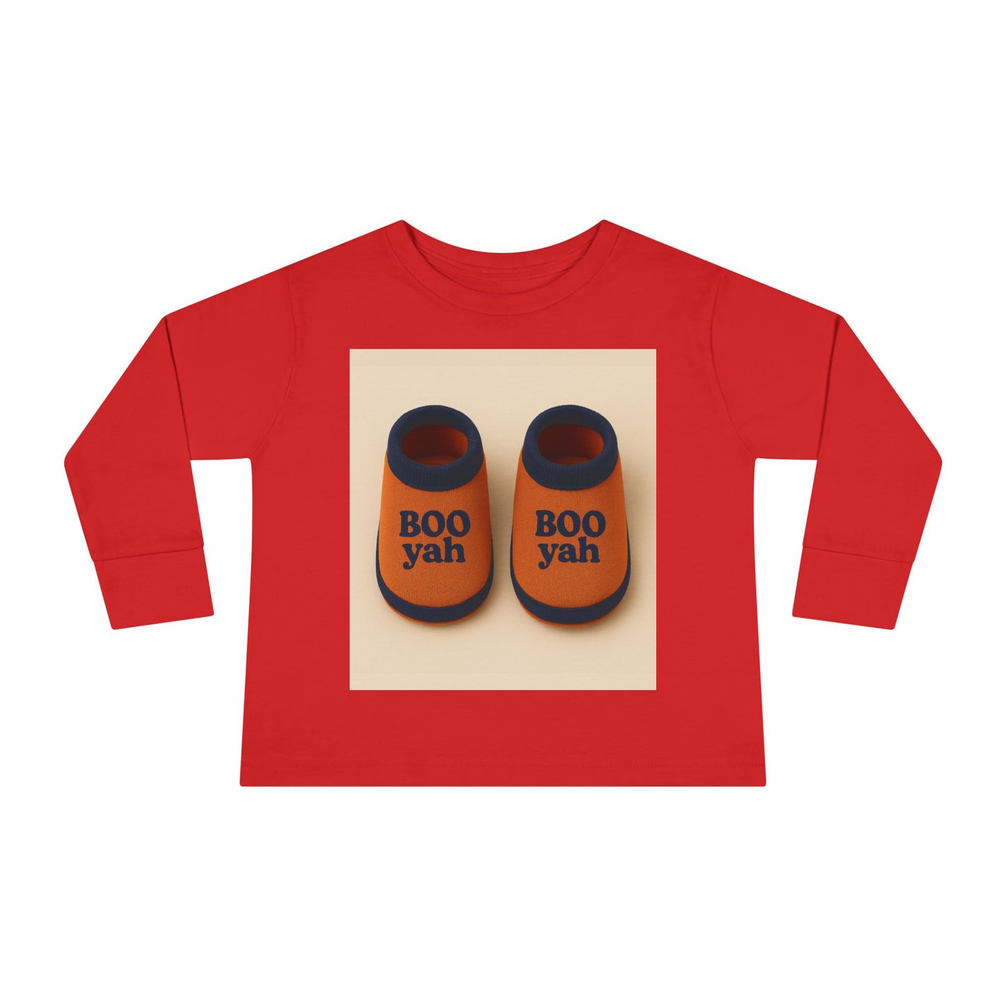 Toddler Long Sleeve Tee with 'Boo Yah' & 'You Are So Loved' Design, Perfect for Halloween, Cute Toddler Gift, Kids' Apparel, Baby [...]