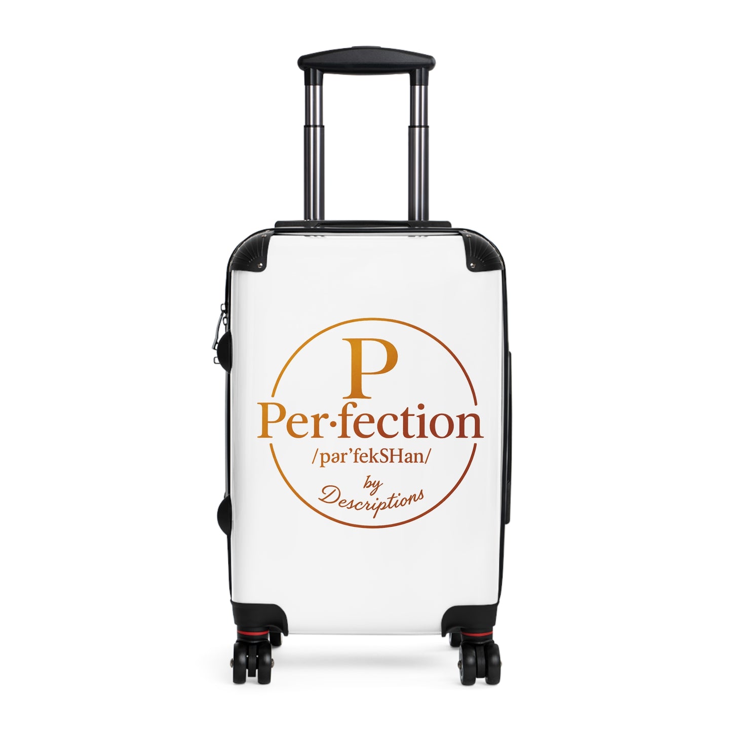 Perfect Travel Suitcase with Stylish Quote, Luggage for Adventure Lovers, Gift for Travelers, Jetsetter Essentials, Vacation Must-Have