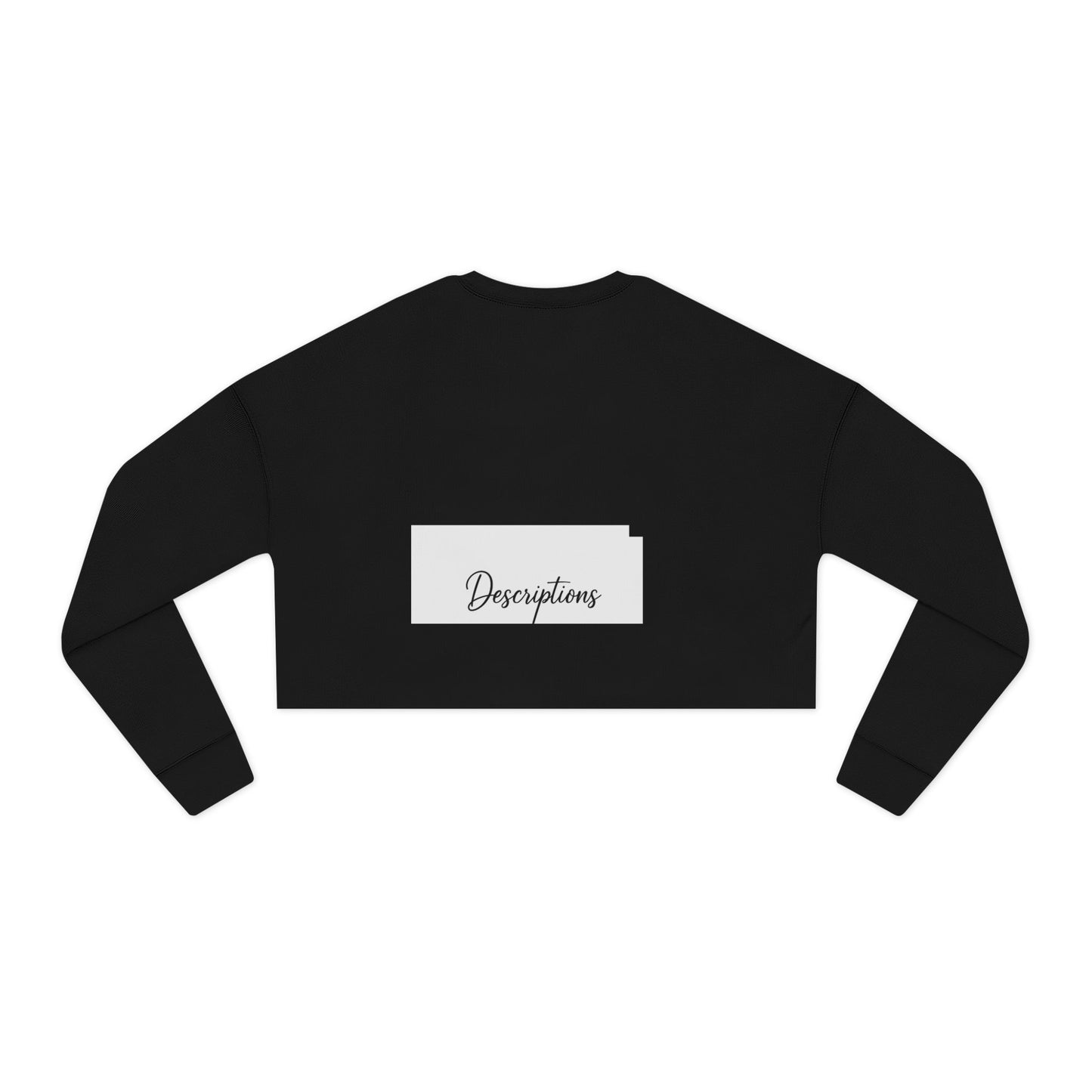 Chic Cropped Sweatshirt, Women's Fashion Sweatshirt, Trendy Tops, Casual Wear, Perfect Gift for Her, Cozy Layering Piece