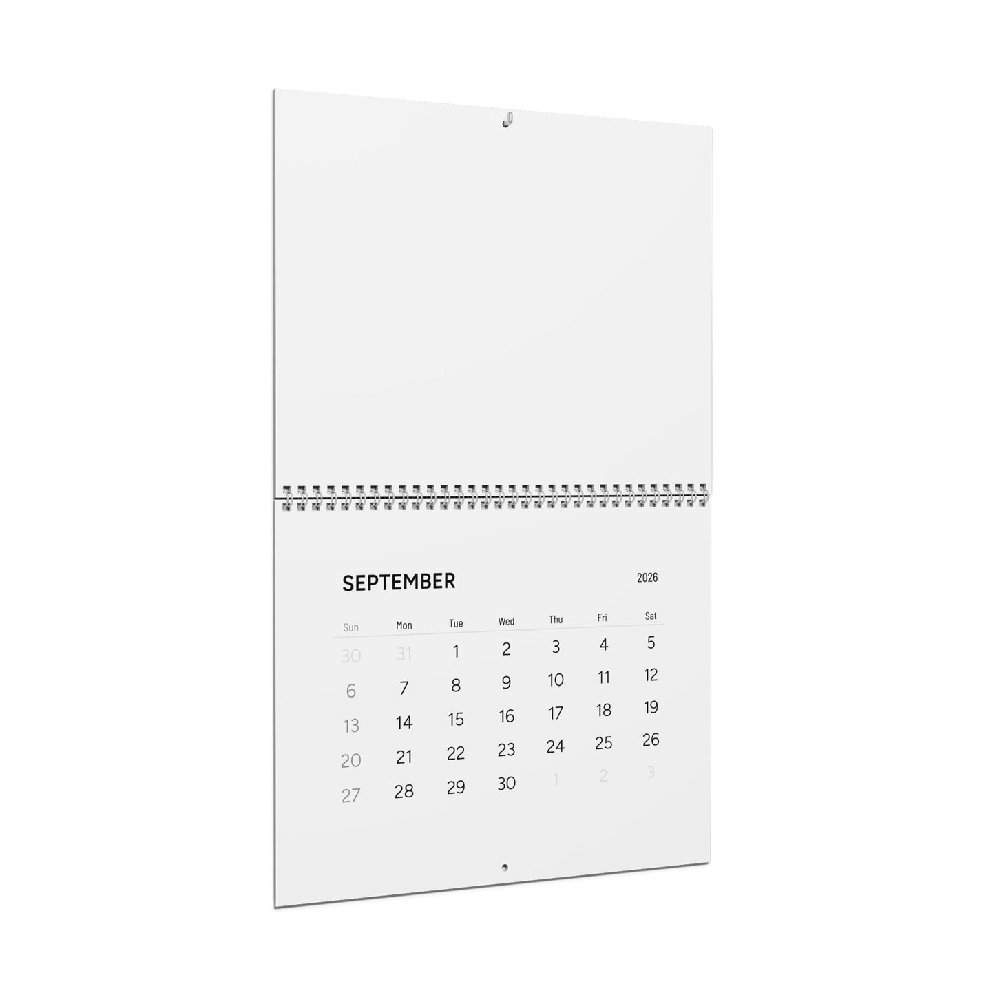 Minimalist Wall Calendar 2026 - Modern Decor, Home Organizer, Gift for Her, Daily Planner, Stylish Wall Art