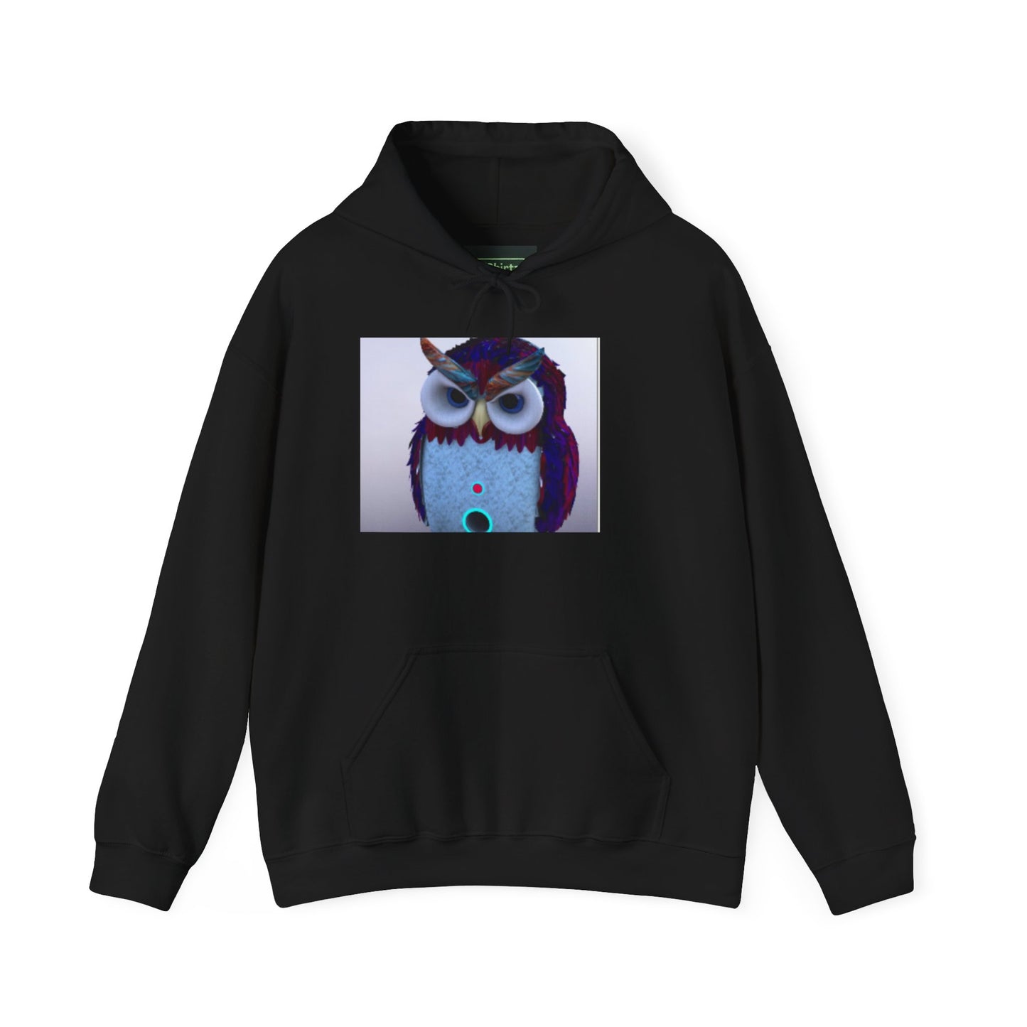 Owl Graphic Unisex Hooded Sweatshirt, Cozy Owl Sweatshirt, Cute Animal Hoodie, Gift for Animal Lovers, Unique Owl Design